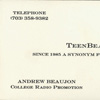 TEEN-BEAT, business cards