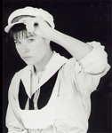 Cath Carroll photographed by Robert Mapplethorpe