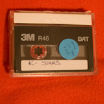 K-Stars digital audio tape master