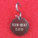 Teen-Beat 20 dog tag, back