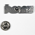 Unrest Metallic Enamel Pin, back